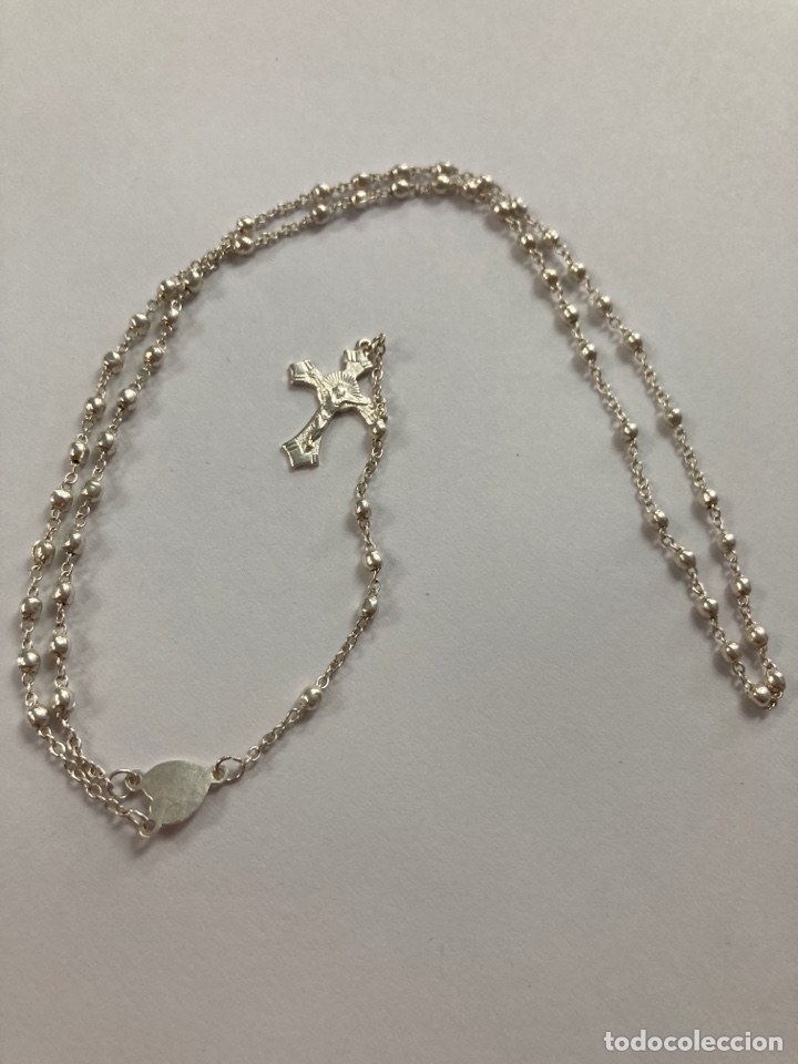 Joyeria: Gargantilla / rosario de plata - Foto 5