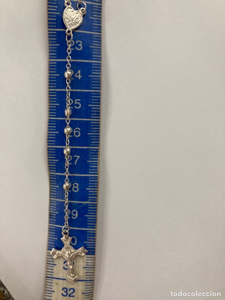 Joyeria: Gargantilla / rosario de plata - Foto 6