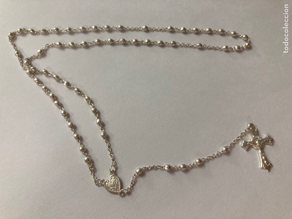 Joyeria: Gargantilla / rosario de plata - Foto 1