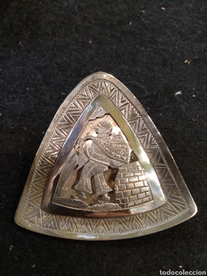 Joyeria: Broche colgante de plata, Bolivia. - Foto 1