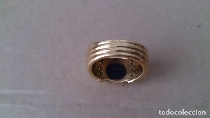 Joyeria: ANILLO DE ORO ZAFIRO Y BRILLANTES - Foto 4