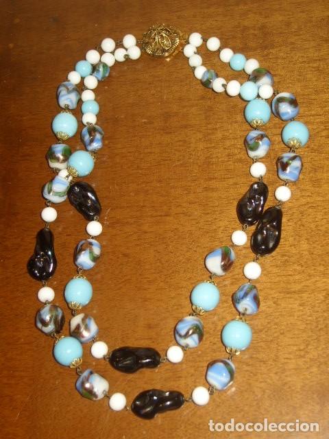 Joyeria: COLLAR DE CRISTAL DE MURANO.VINTAGE. - Foto 2