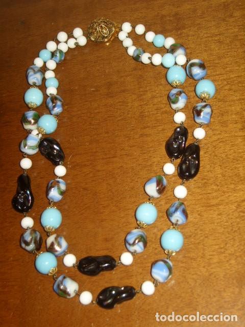 Joyeria: COLLAR DE CRISTAL DE MURANO.VINTAGE. - Foto 3