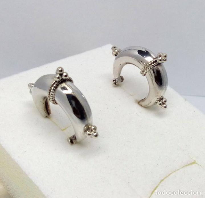 Joyeria: BONITOS PENDIENTES CRIOLLAS DE PLATA DE LEY - MEDIDA 2 cm. - Foto 1