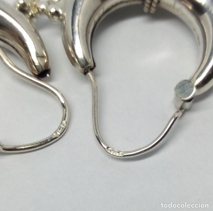 Joyeria: BONITOS PENDIENTES CRIOLLAS DE PLATA DE LEY - MEDIDA 2 cm. - Foto 3
