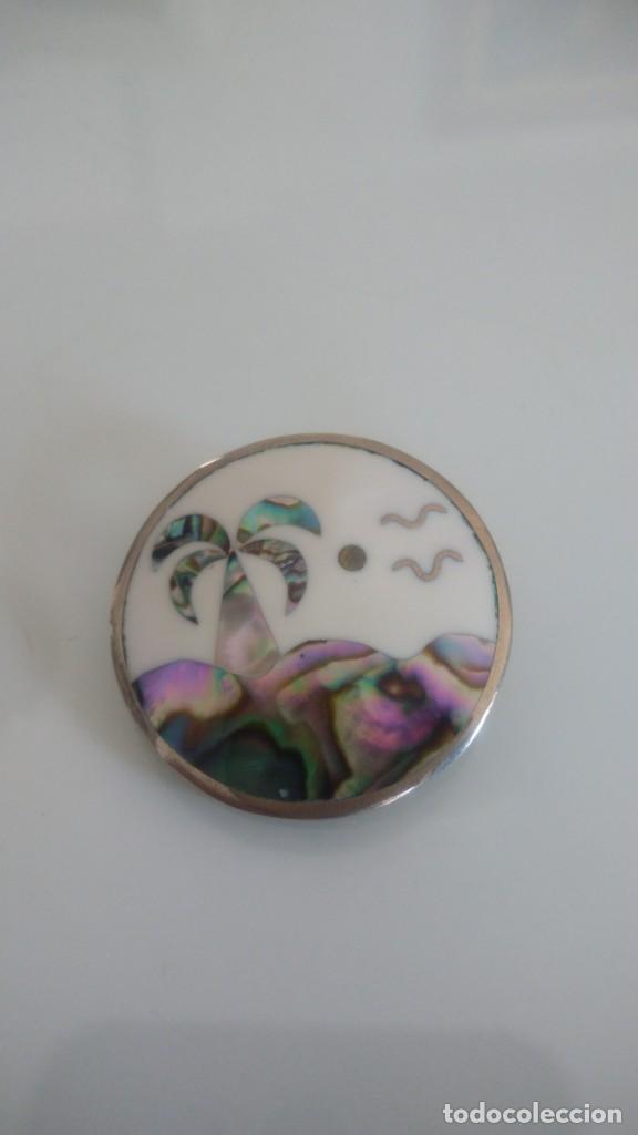 Joyeria: BROCHE DE ALPACA Y N&Aacute;CAR ABALON - Foto 3