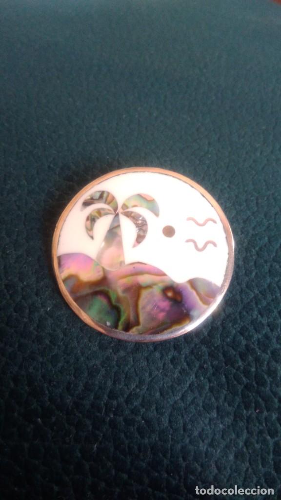 Joyeria: BROCHE DE ALPACA Y N&Aacute;CAR ABALON - Foto 5
