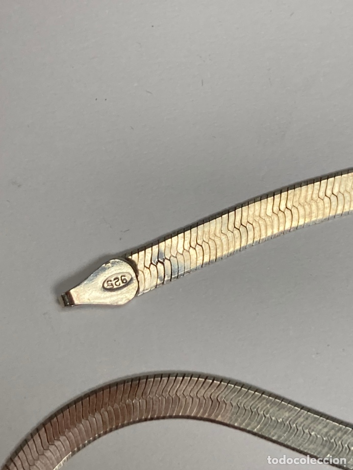 Joyeria: Gargantilla de plata tipo cobra - Foto 5