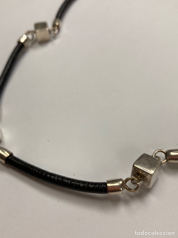 Joyeria: Gargantillas de plata y piel - Foto 2