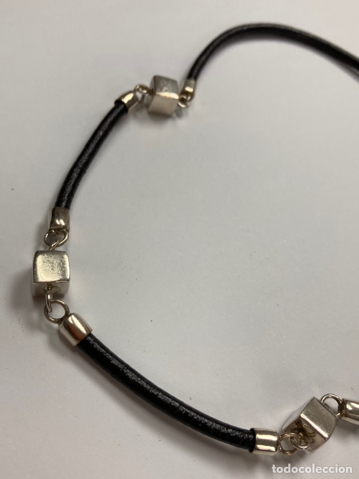 Joyeria: Gargantillas de plata y piel - Foto 3