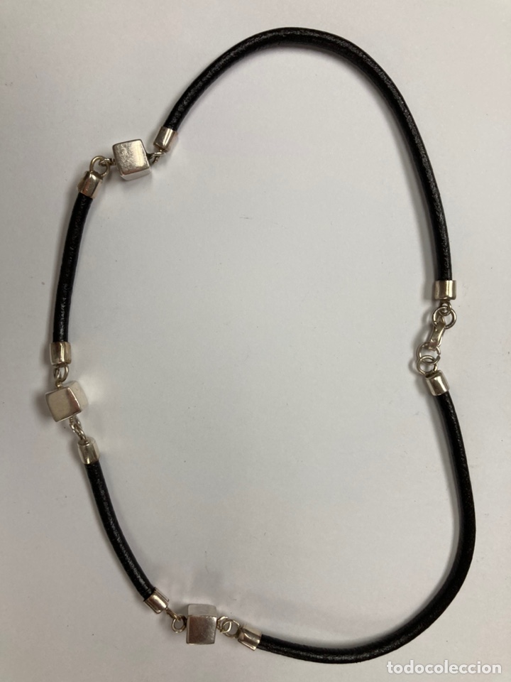 Joyeria: Gargantillas de plata y piel - Foto 5