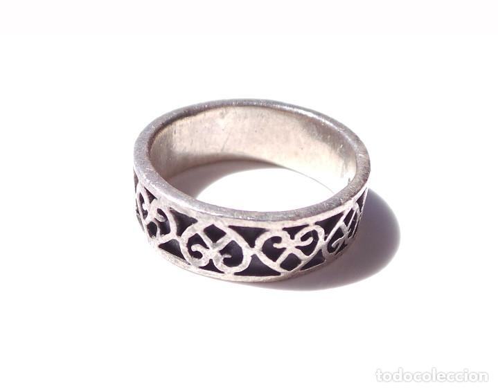 Joyeria: ANILLO DE PLATA DE LEY 925. CORAZONES. - Foto 3