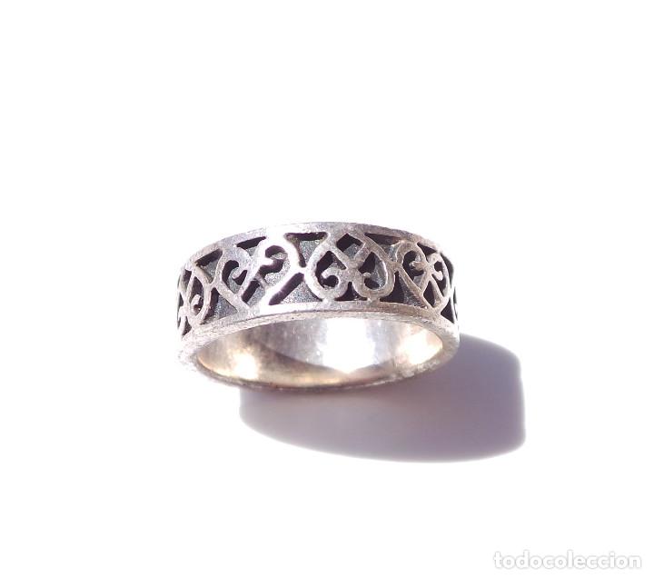 Joyeria: ANILLO DE PLATA DE LEY 925. CORAZONES. - Foto 11
