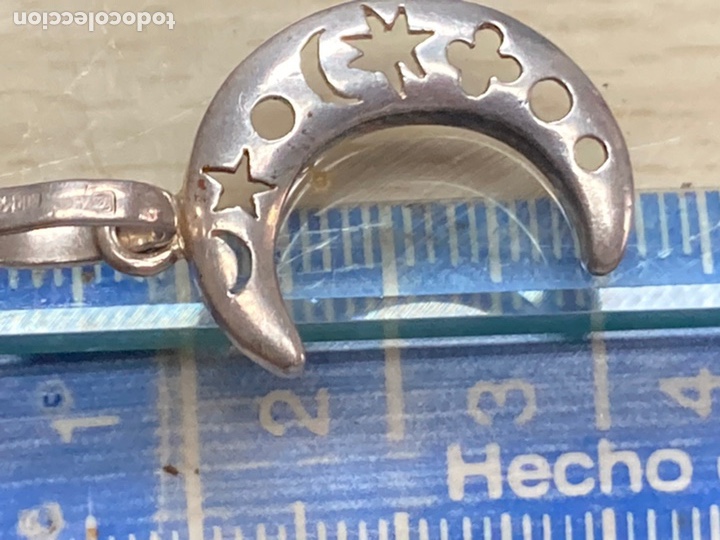 Joyeria: Colgante de plata de media luna - Foto 3