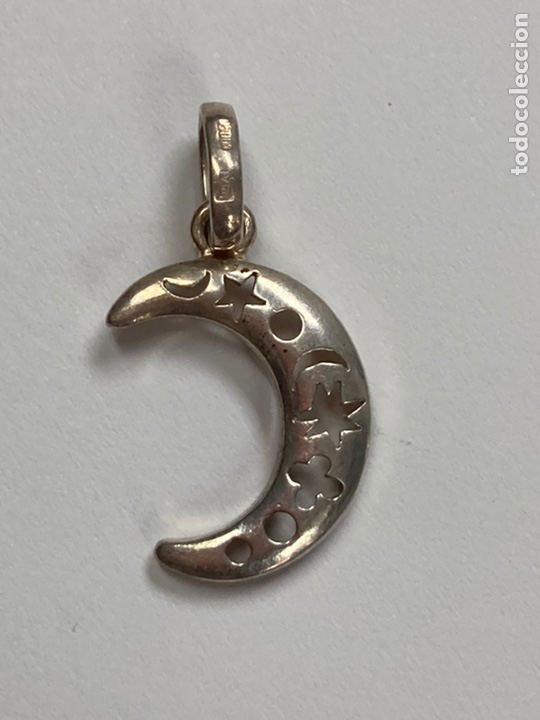 Joyeria: Colgante de plata de media luna - Foto 1