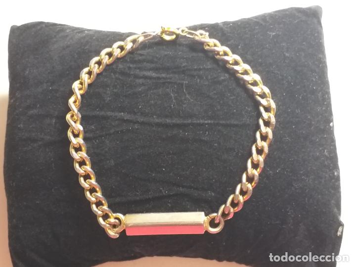 Joyeria: Pulsera. Dorada. 20 cm de largo. - Foto 2