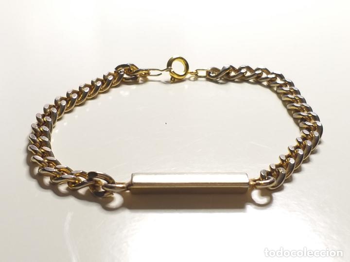 Joyeria: Pulsera. Dorada. 20 cm de largo. - Foto 3