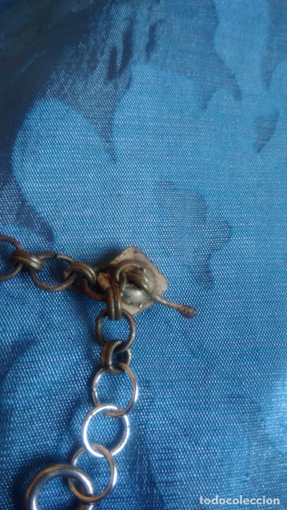 Joyeria: PULSERA ANTIGUA DE DIGES CON PEZ DE PLATA - Foto 7