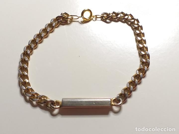 Joyeria: Pulsera. Dorada. 20 cm de largo. - Foto 6