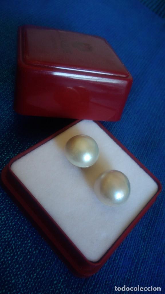 Joyeria: PENDIENTES DE ORO 18 KT Y PERLA JAPONESA - Foto 1