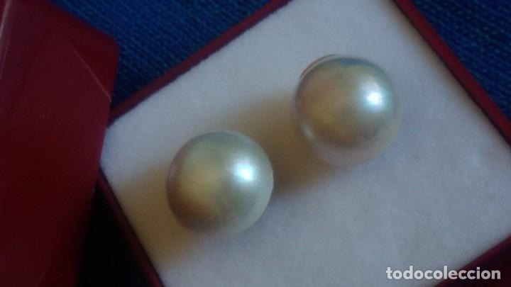 Joyeria: PENDIENTES DE ORO 18 KT Y PERLA JAPONESA - Foto 3