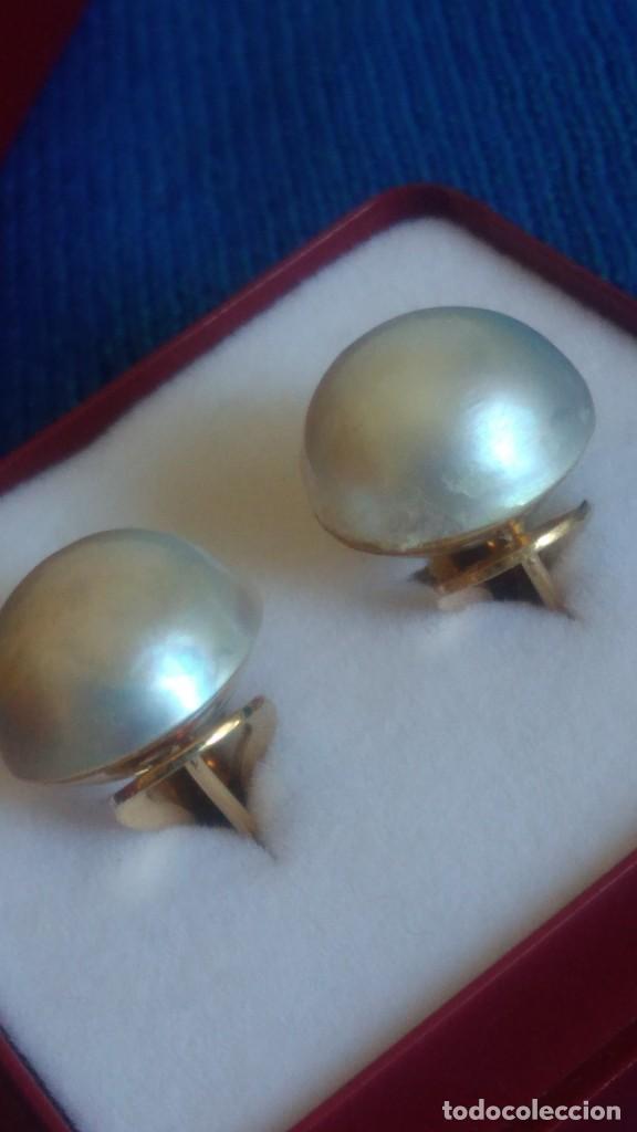 Joyeria: PENDIENTES DE ORO 18 KT Y PERLA JAPONESA - Foto 4