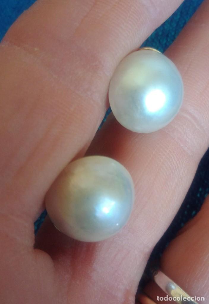 Joyeria: PENDIENTES DE ORO 18 KT Y PERLA JAPONESA - Foto 10