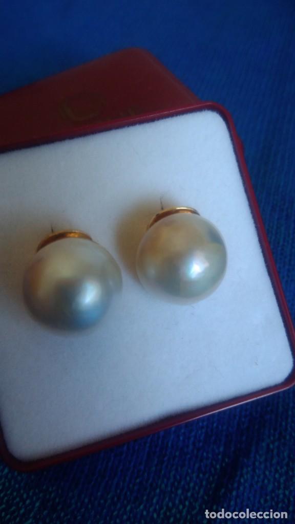 Joyeria: PENDIENTES DE ORO 18 KT Y PERLA JAPONESA - Foto 11