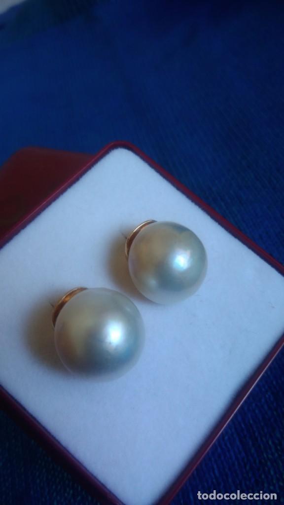 Joyeria: PENDIENTES DE ORO 18 KT Y PERLA JAPONESA - Foto 12