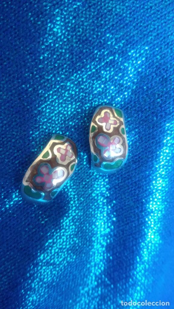 Joyeria: PRECIOSOS PENDIENTES DE PLATA E INCRUSTACI&Oacute;N DE N&Aacute;CAR - Foto 4