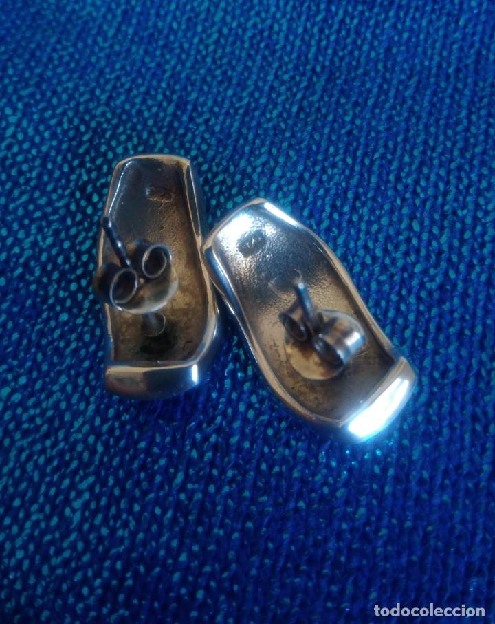 Joyeria: PRECIOSOS PENDIENTES DE PLATA E INCRUSTACI&Oacute;N DE N&Aacute;CAR - Foto 6