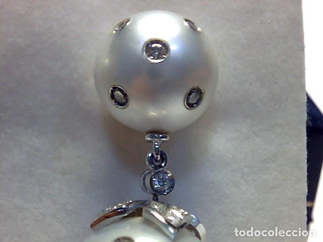 Joyeria: pendientes perlas Australianas y diamantes - Foto 5