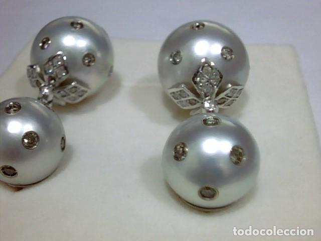 Joyeria: pendientes perlas Australianas y diamantes - Foto 9