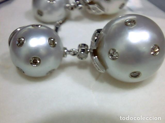 Joyeria: pendientes perlas Australianas y diamantes - Foto 12