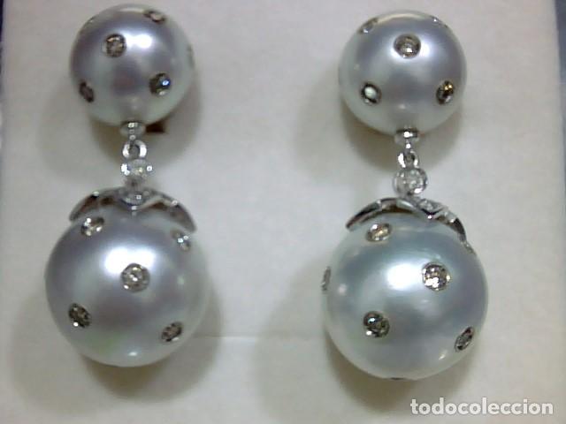 Joyeria: pendientes perlas Australianas y diamantes - Foto 13