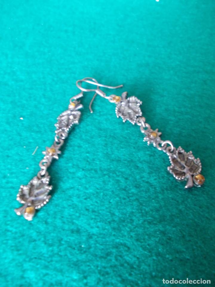 Joyeria: pendientes Colgantes con hojas de vid - Foto 1