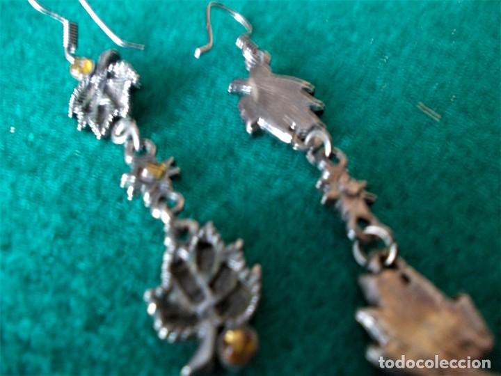 Joyeria: pendientes Colgantes con hojas de vid - Foto 2