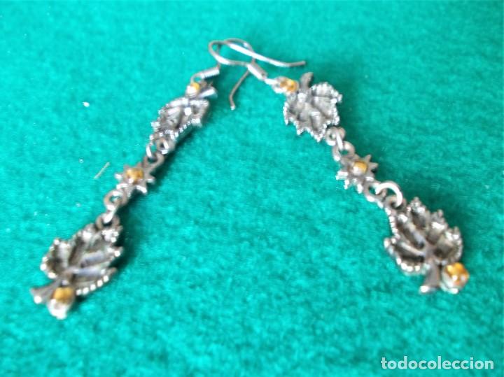 Joyeria: pendientes Colgantes con hojas de vid - Foto 3