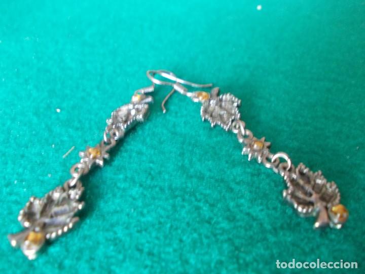 Joyeria: pendientes Colgantes con hojas de vid - Foto 4