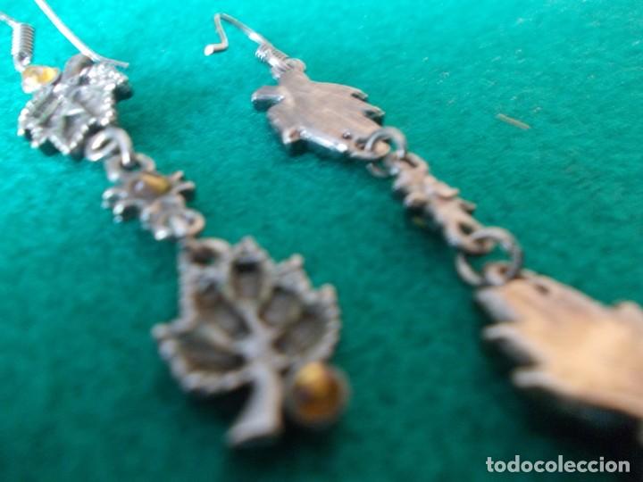 Joyeria: pendientes Colgantes con hojas de vid - Foto 7