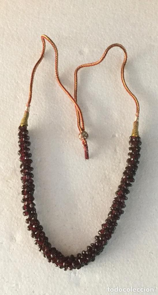 Joyeria: Collar en granates naturales. Nuevo - Foto 1