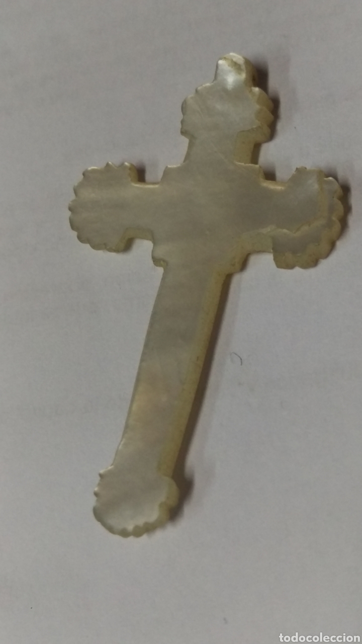 Joyeria: colgante cruz de nacar - Foto 2