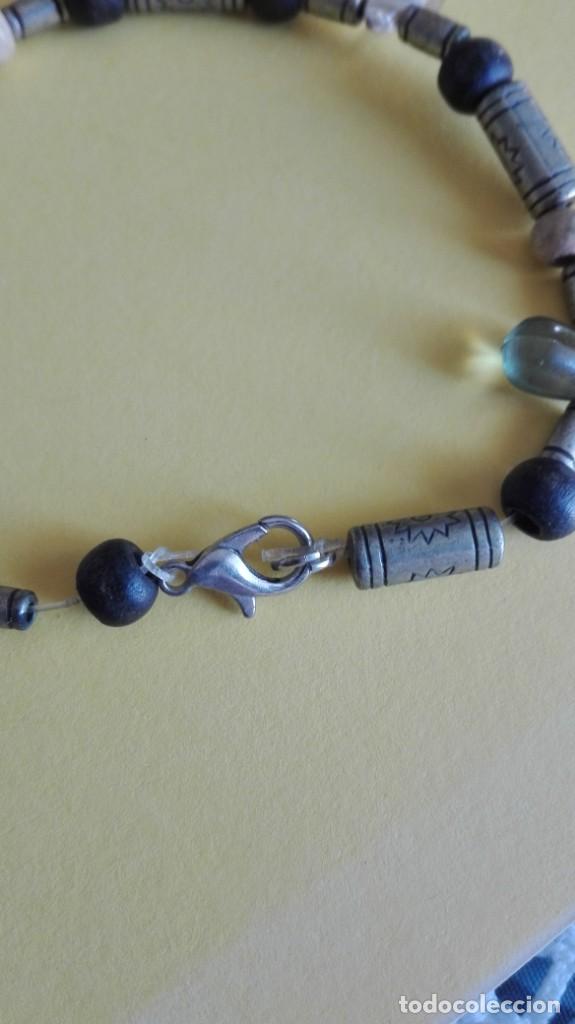 Joyeria: Pulsera con cuentas de madera metal y pl&aacute;stico - Foto 3