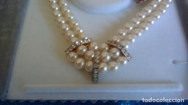 Joyeria: ADEREZO DE COLLAR Y PENDIENTES DE PERLAS - Foto 7