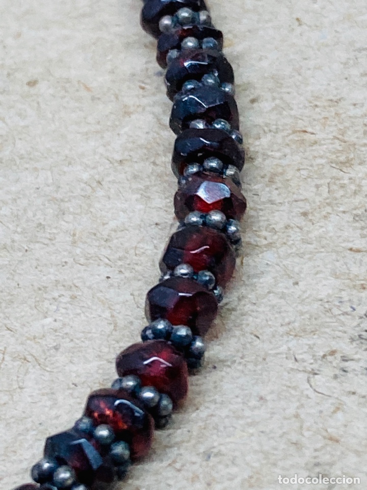 Joyeria: Collares de plata piedra granates naturales - Foto 2