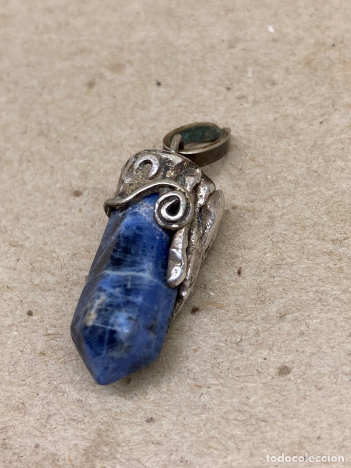 Joyeria: Colgante de plata con piedra/C23 - Foto 1