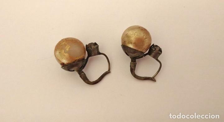 Joyeria: Antiguo juego de pendientes - Foto 1