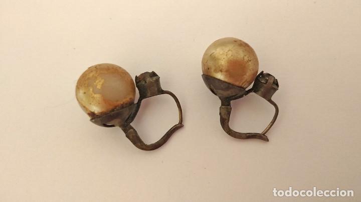 Joyeria: Antiguo juego de pendientes - Foto 2