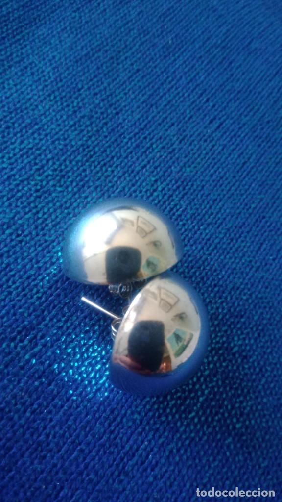 Joyeria: PENDIENTES DE PLATA LISOS MEDIA ESFERA - Foto 1