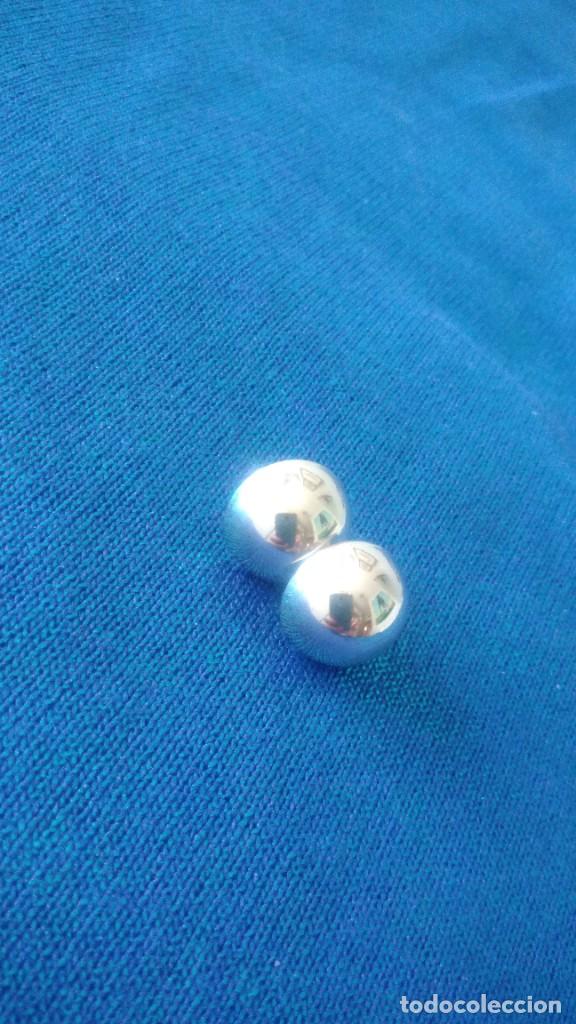 Joyeria: PENDIENTES DE PLATA LISOS MEDIA ESFERA - Foto 2
